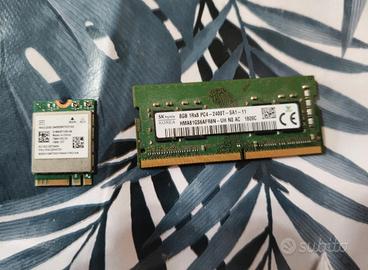 RAM 8GB DDR4 2400 + Scheda WiFi Laptop (Lenovo) fu
