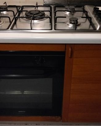 Cucina piano cottura e forno