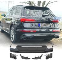 DIFFUSORE AUDI Q7 20-23 LOOK SQ7 + TERMINALI DI SC