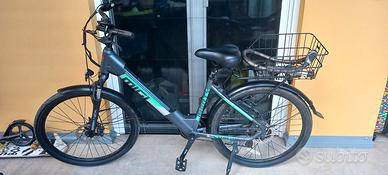 E-City Bike Liberty Grey/Green di MiGi
