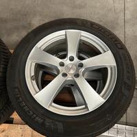 4 ruote complete con cerchi in lega