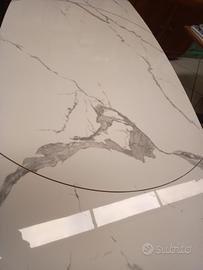 Tavolo allungabile nuovo vetro ceramica