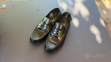 Mocassini Penny Loafer in Pelle Nera