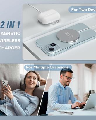Compatibile IPhone Caricatore Wireless Magnetico