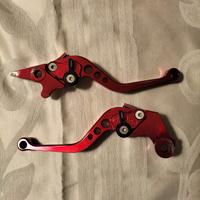 Coppia leve freno/frizione in alluminio 