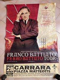 Poster concerto di Franco Battiato del 2001