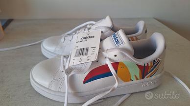 Scarpe Adidas Advantage bianche tucano n. 37 1/3