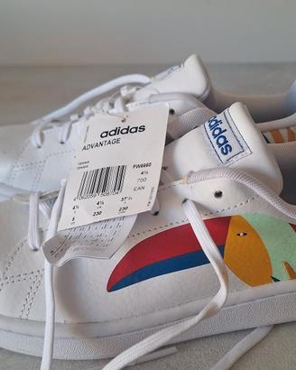 Scarpe Adidas Advantage bianche tucano n. 37 1/3