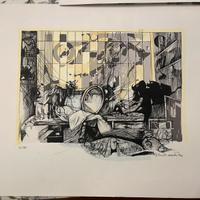 Giacomo soffiantino litografia quadro