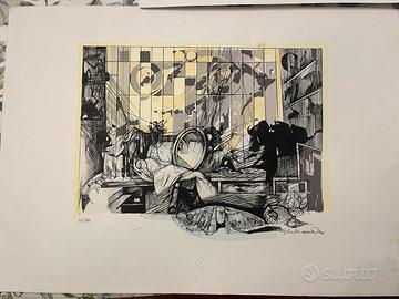 Giacomo soffiantino litografia quadro