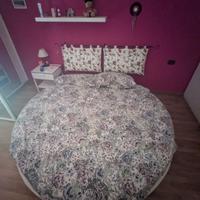 letto rotondo 200x 200 con materasso e in omaggio 