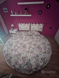 letto rotondo 200x 200 con materasso e in omaggio 