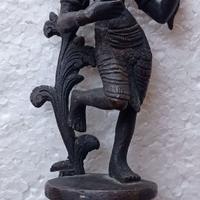 ANTICA STATUA SCULTURA IN BRONZO ASIATICA /173A