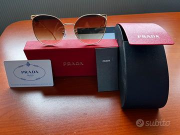 Occhiali da sole Prada Donna Cat Eye oro