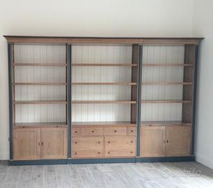 Libreria Hauteville Legno massello