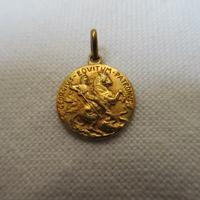 Medaglia SAN GIORGIO in oro 18 kt.