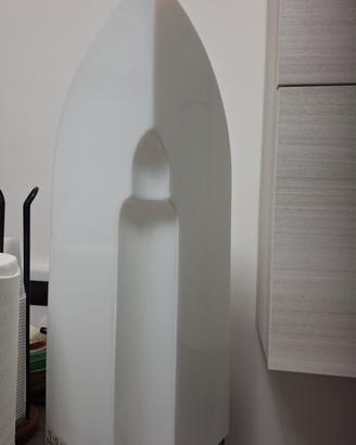 lampada murano da tavolo Tiki in vetro opalino bia
