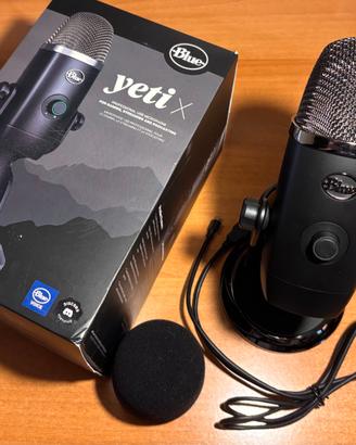 BLUE YETI X Microfono USB con filtro ANTIPOP