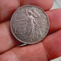 2 lire d'argento 1911