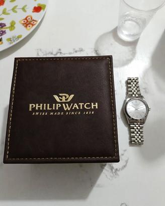 orologio Philips Watch swiss  made argento ghiera 