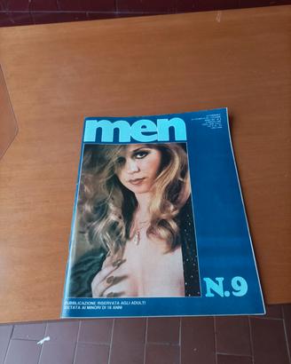 Lotto 9 riviste vintage "Men" anni '70/'80