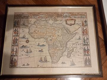 Stampa antica dell'Africa