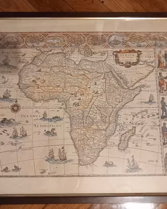 Stampa antica dell'Africa