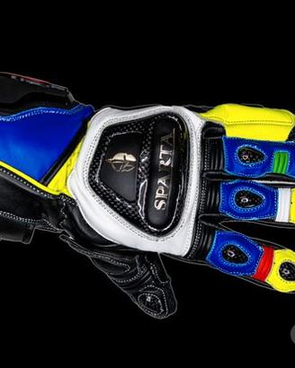 Guanti moto sparta shirin confusion giallo fluo bl