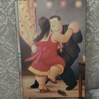 riproduzione su legno dipinto Fernando Botero 