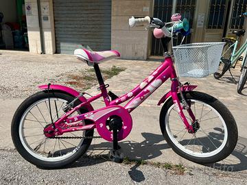 Bicicletta bambina 5-6 anni. Raggio 16