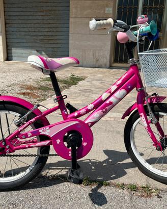 Bicicletta bambina 5-6 anni. Raggio 16