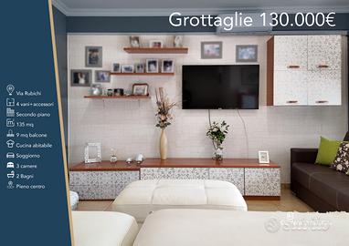 Ampio 4vani + doppi servizi, 2° piano