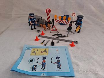 Playmobil 6924 polizia posto di controllo stradale