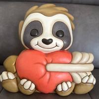 Bradipo MAXI con cuore Thun 30,6x25x30cm h