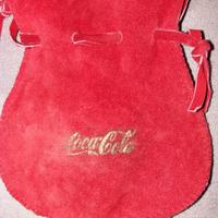 Sacchetto scamosciato rosso COCA COLA/MASTRO 7