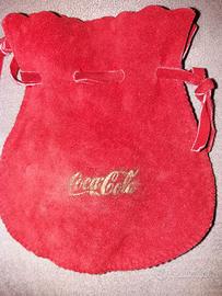 Sacchetto scamosciato rosso COCA COLA/MASTRO 7