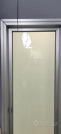 porte in alluminio e vetro temperato