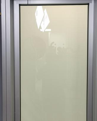 porte in alluminio e vetro temperato