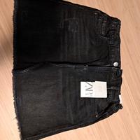 Gonna Zara denim nera taglia 13 - 14 anni