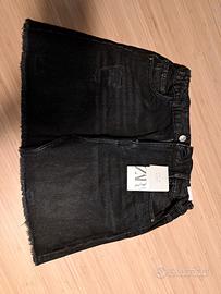 Gonna Zara denim nera taglia 13 - 14 anni