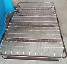 Rete letto matrimoniale con materasso