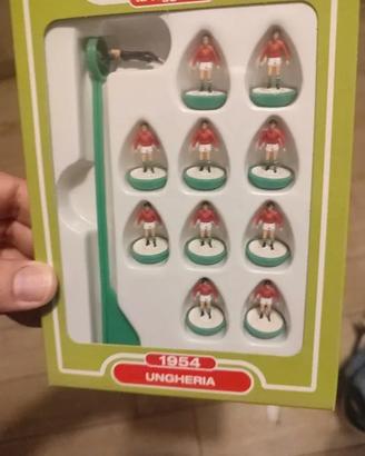Squadra subbuteo Ungheria 1954 + fascicolo.