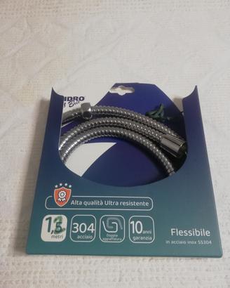 Flessibile Idrobric Doccia Acciaio Inox 1.2 Metri 