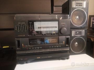 Impianto stereo vintage