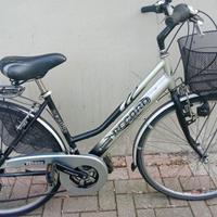 Bici City bike Record 28" con cestino e doppio cam