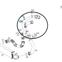 tubo sovralim. Mercedes motore 607 1500cc diesel