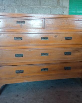 Comò con dettagli liberty