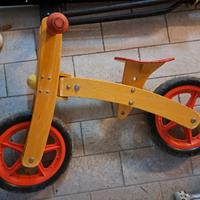 bici senza pedali legno balance bike