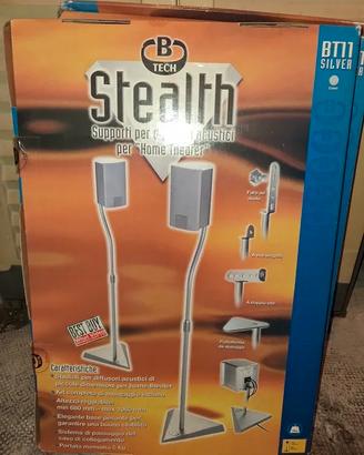 Diffusori Home Theater B-Tech BT11 Stealth Silver