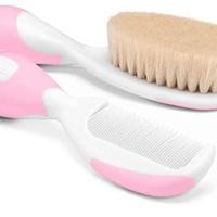 Set spazzola e pettine neonata Chicco, rosa